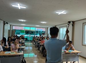 북경주행정복지센터 권역별 평생학습프로그램(당구, 파크골프) 개강식 가져
