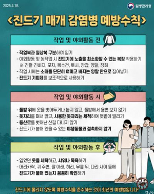 경산시, 가을철 진드기 매개 감염병 선제적 예방·방역 총력