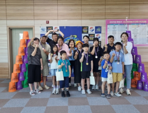 포항시 평생학습원, ‘부모와 함께하는 스포츠 스태킹’ 여름특강 성료