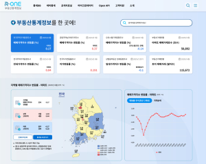 한국부동산원, 부동산통계정보시스템 ‘R-ONE’ 전면 개편