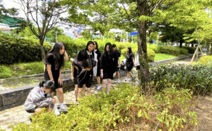학생이 직접 가꾸는 상주여자중학교 학교숲, 관리도 교육도 `우수`