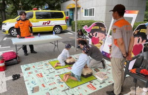경북소방본부, 119응급처치 및 심폐소생술 집중 교육 · 홍보