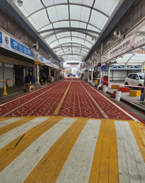 군위전통시장, 바닥 도색으로 색을 입히다
