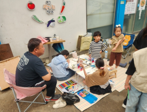 어린이 그림으로 활기 더한 경주 안강공설시장