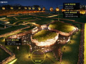 경주 신라 연못 구황동 원지, 정비·경관조명 설치 다음달 준공