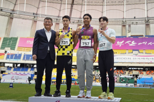 예천군 나마디 조엘 진, 전국체전 ‘3관왕’ 쾌거