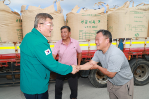 예천군, 2025년산 공공비축미 5,905톤 매입