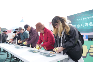 ‘제19회 청송사과축제’ 연일 북적… 가을 정취 물씬