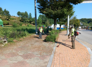 영주시, 추석 연휴 교통안전 위해 도로변 일제 정비