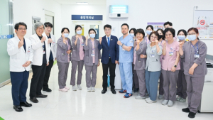 김정기 대구시장 권한대행, 추석맞아 영남대병원 의료진 격려 방문