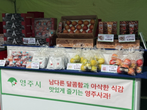 영주 농특산물, 대구 도심을 물들이다!