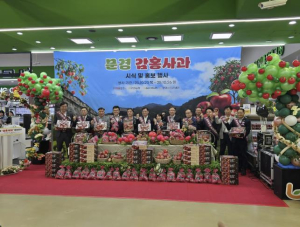 사과계의 에르메스 문경감홍사과, 수도권 홍보 판촉 성료