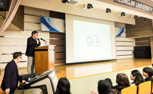 영진전문대 인테리어디자인과, 삼원에스앤디 강상철 본부장 초청 특강