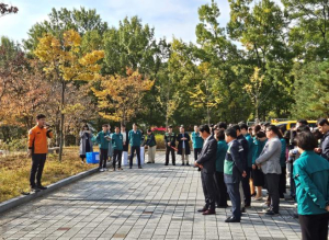 포항교육청 재난 예방은 철저한 훈련으로 화재 대비 합동 소방 훈련 실시