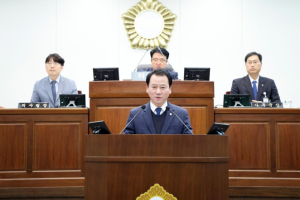 칠곡군의회  구정회의원, 5분 자유발언에서 자생적 산업집적지 기업의 지원 확대 촉구
