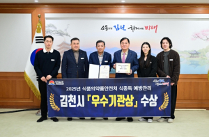 김천시, 식품안전 분야 상 휩쓸다