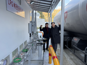 울릉도 ‘가스 섬’ 오명 벗는다… LPG 배관망 첫 충전