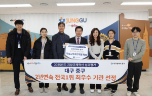 대구 중구, 지방규제 혁신 성과평가 2년 연속 전국 1위 ‘최우수’