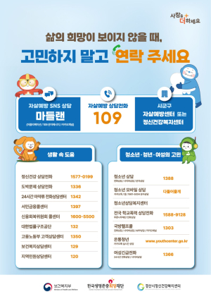 경산시, 봄철 자살 고위험 시기 대응체계 강화