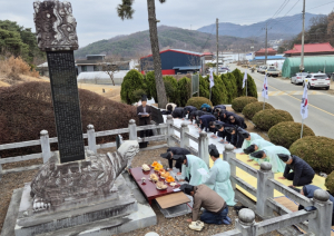 성주군, 3·1절 맞아 독립지사 우초 백성흠 선생 추모제 거행