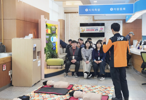 청송군, 민원실 직원 대상 심폐소생술·응급처치 교육 실시