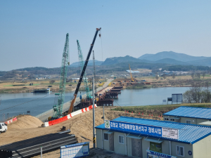 상주시,강창교 재가설 ‘속도전’…우수기 전 핵심공정 마무리 총력