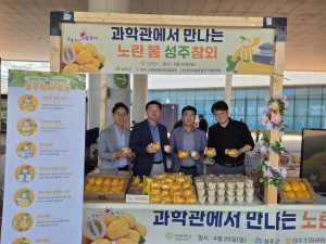 성주참외, 대구 도심서 소비자 입맛 사로잡았다