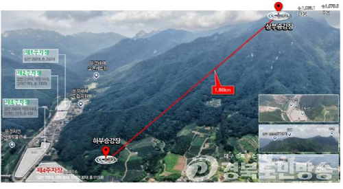 문경새재 케이블카 공사 ‘부분 재개’… 안전 확보 작업 착수