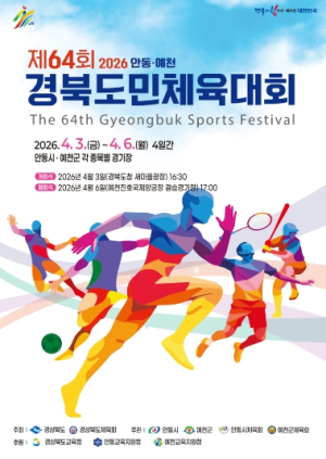 제64회 경북도민체전 개막… 블랙이글스 에어쇼·드론쇼 ‘장관’, 3만 인파 운집