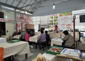 군위군, 치매환자에 ‘오감 치유’ 선물.....“따고·먹고·웃고”