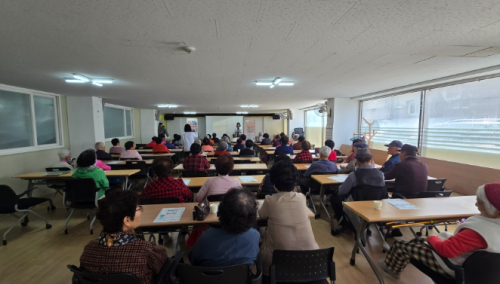울진군보건소, 어르신 대상 찾아가는 보건교육 실시