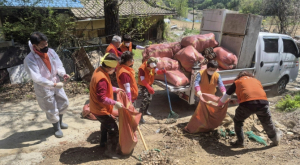 봉화군재난지킴이 봉사단, 지적장애 가구를 위한 주거환경 개선 봉사활동 실시