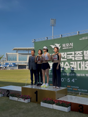 경주시청 육상팀, 전국종별선수권서 금·은·동 획득