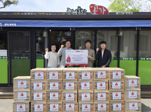 해파랑에너지, 영덕 영해면에 효도 물품 기탁