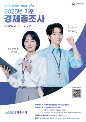 김천시, 6월부터 ‘2025년 기준 경제총조사’ 실시
