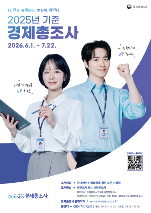 김천시, 6월부터 ‘2025년 기준 경제총조사’ 실시