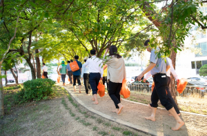 구미시, 전역에 14개소·13km 맨발길 완성…‘힐링 인프라’ 구축