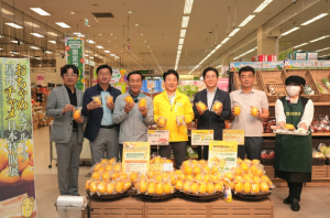 성주 참외, 일본 도쿄서 현지 소비자 입맛 공략 나섰다