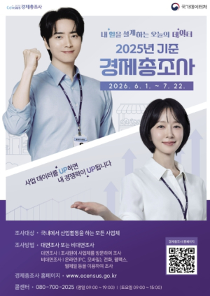 청도군, 내달부터 '2025년 기준 경제총조사' 실시