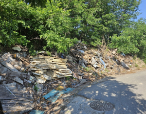 안동시 강남동, 야산 인근 ‘쓰레기산’ 기관 합동 대청소로 해결