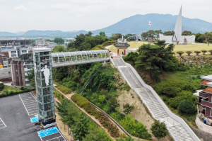 달성군, 충혼탑에 엘리베이터 설치…보훈가족 참배길 ‘무장애 공간’ 조성