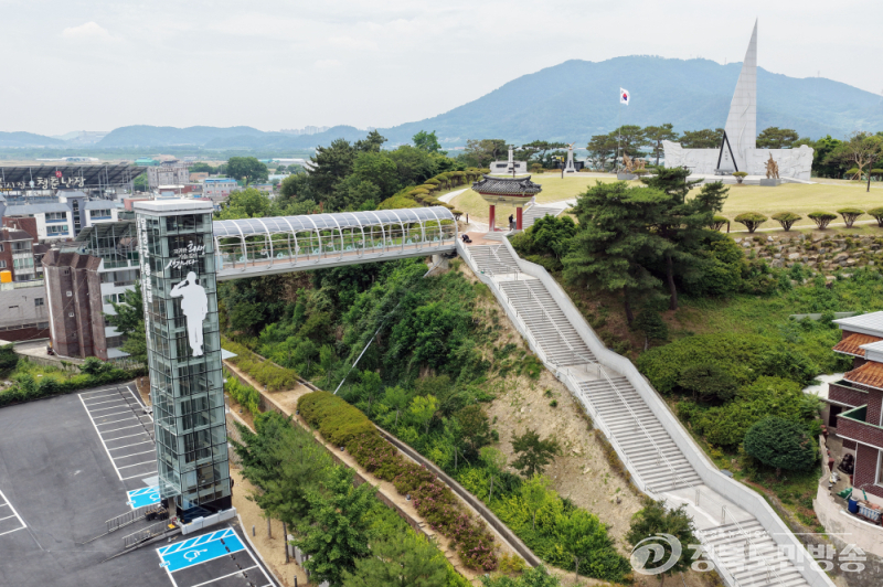 달성군, 충혼탑에 엘리베이터 설치…보훈가족 참배길 ‘무장애 공간’ 조성