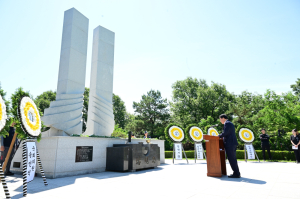 김천시, 제71회 현충일 추념식 엄수…순국선열 희생정신 기려