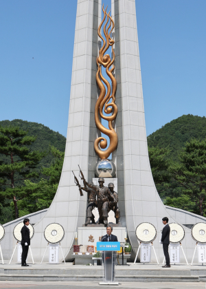 영양군, 제71회 현충일 추념식 거행…순국선열 희생정신 기려