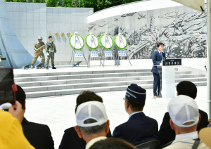 경산시, 제71회 현충일 추념식 거행…순국선열 희생정신 기려