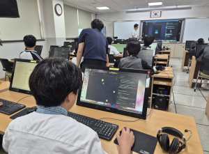 한국도로공사, 김천 율곡중 학생 대상 AI 코딩 교육 실시