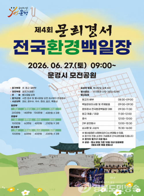 문경시, 전국 규모 문화예술행사 잇달아 연다