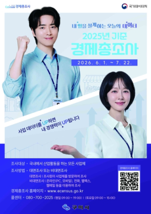 구미시, 6월 1일부터 ‘2025년 기준 경제총조사’ 돌입