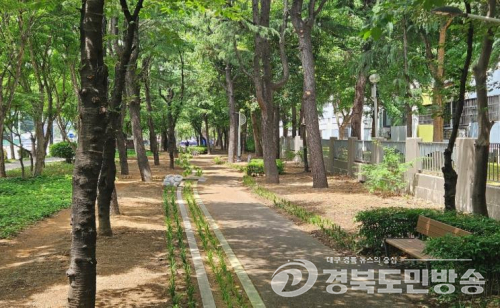 대구 동구, 신기동 시설녹지 새단장…도심 속 녹색 휴식공간 조성