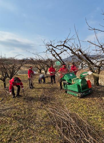 김천시, 영농부산물 파쇄실적 경북도내 1위 달성